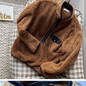 Brand New Anine Bing Sherpa Pullover in Sierra XS